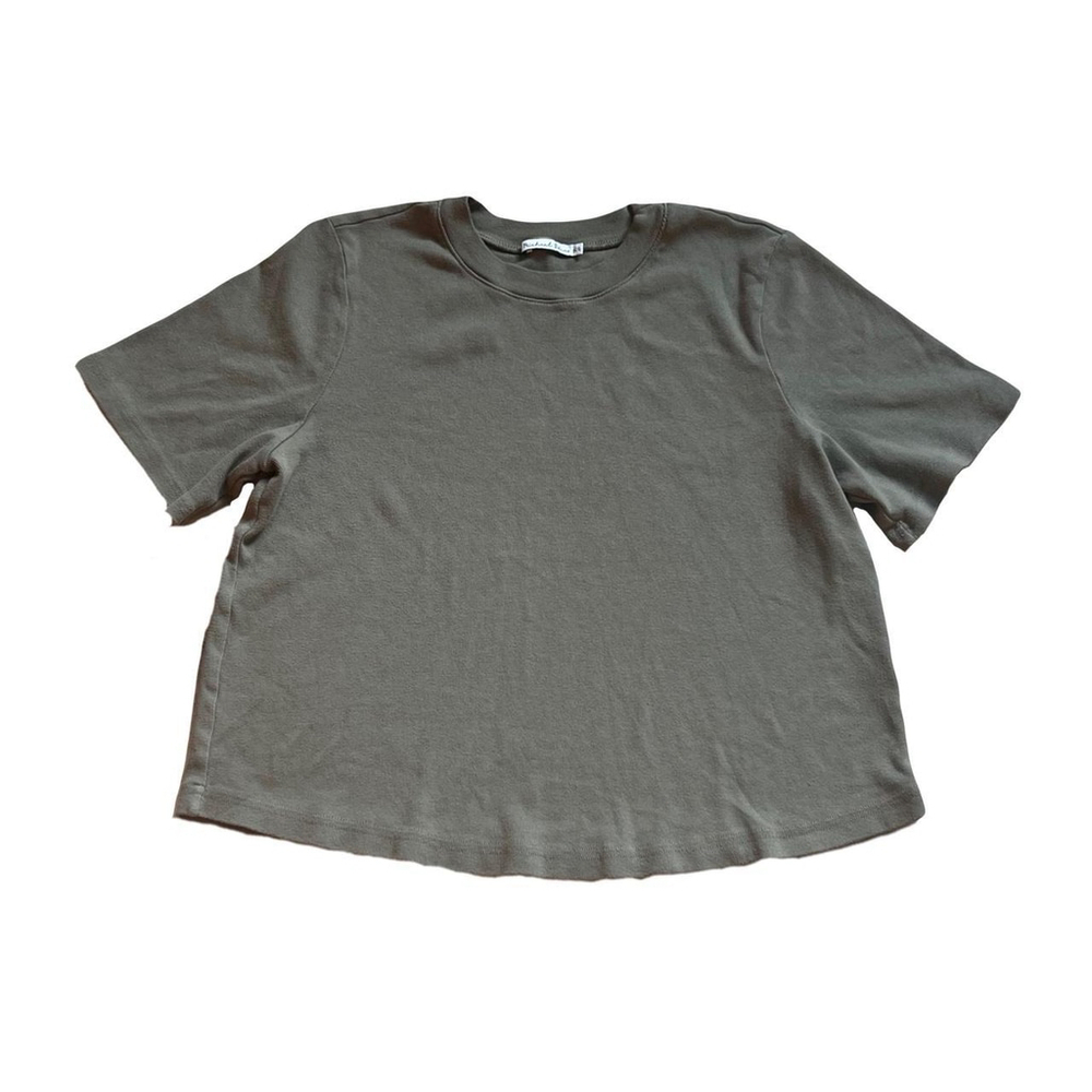 Michael Stars boxy khaki t-shirt